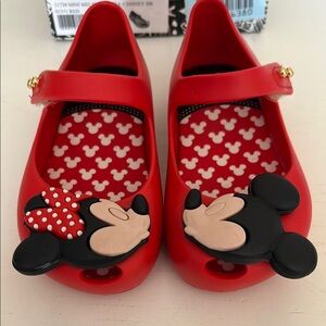 Disney Kids Red Minnie Mouse Shoes
